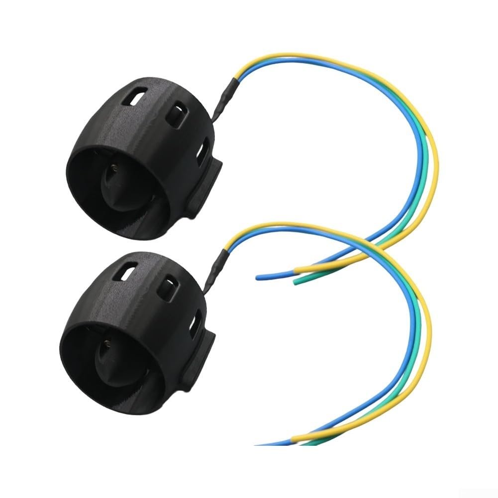 Juego de propulsores subacuáticos de plástico 70mm para kayak (verde) | Potencia de 300 W, funcionamiento de 12 V, juego de motor dual, ideal para barcos RC, alto rendimiento de empuje