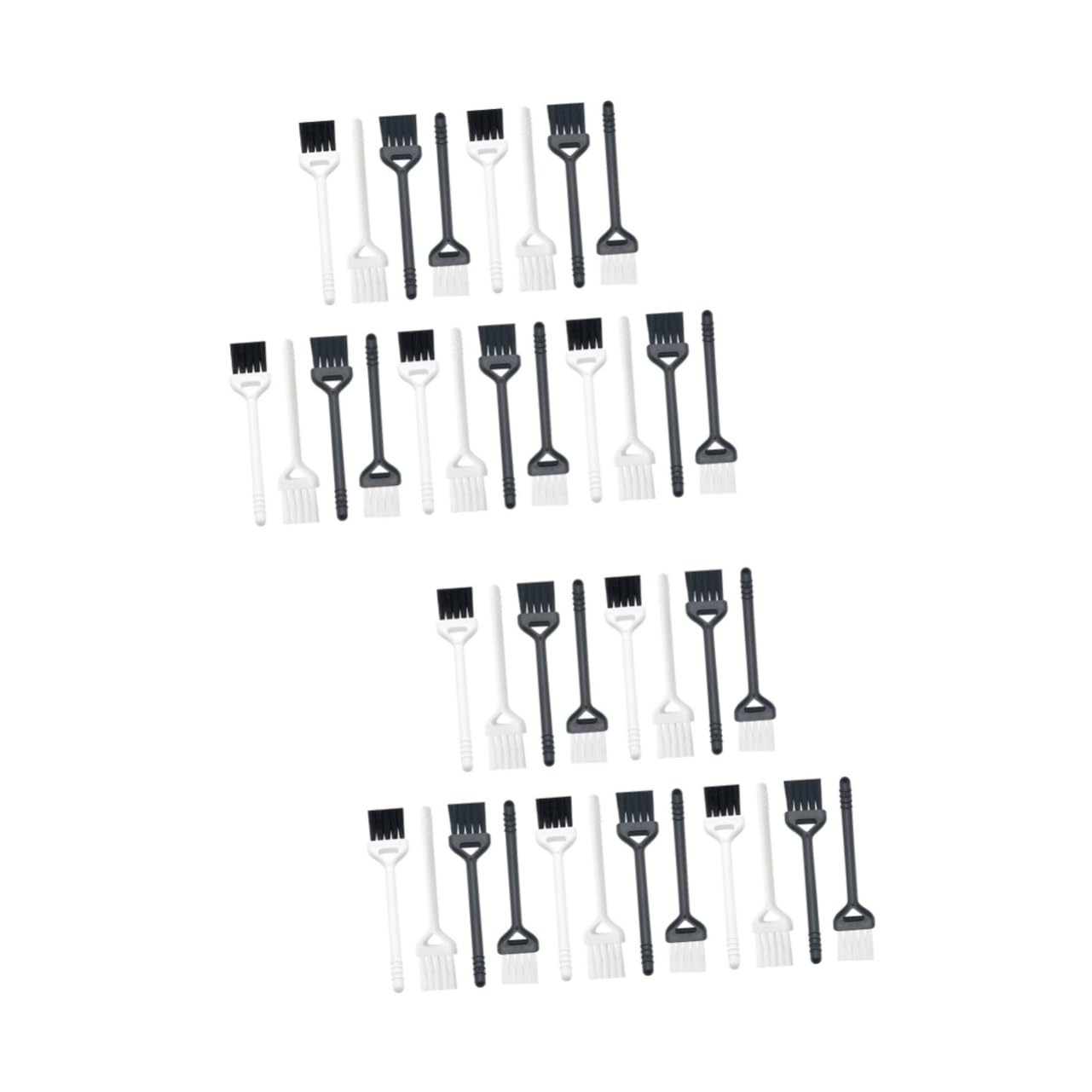 minkissy 40 Pcs Razor Brush Computer Keyboard Cleaner Coffee Cleaner Beard Cleaning Brush Portable Screen