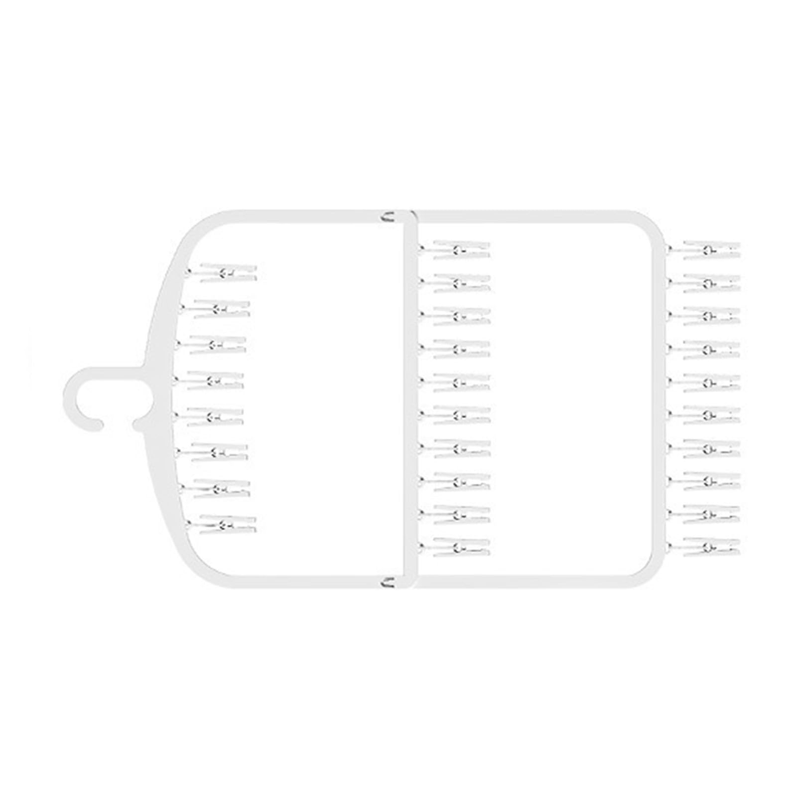 Woedpez Nonslip Clothes Hanger with Multiple Hook Design Sturdy Garment for Space Saving Storage and Foldable Organization Windproof