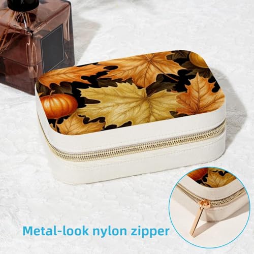 Boîte à bijoux portable anti-nœuds pour colliers et bagues de voyage