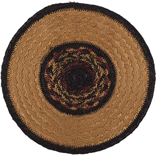 VHC-Brands-Classic-Country-Primitive-Tabletop-Kitchen-Heritage-Farms-Tan-Star-Jute-Trivet VHC Brands Classic Country Primitive Tabletop Kitchen Heritage Farms Tan Star Jute Trivet