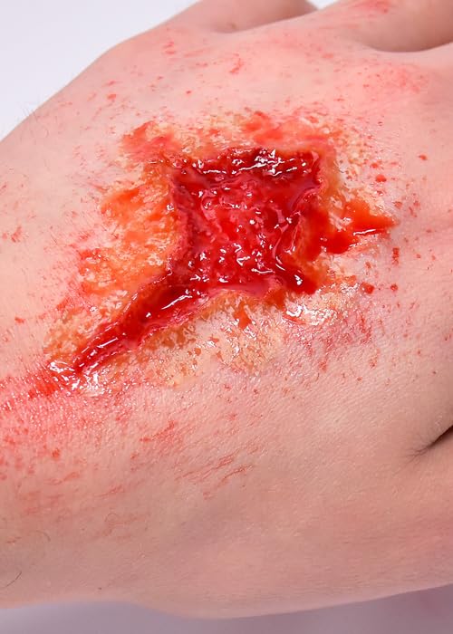 Struts Grimas Stick On Gash Open Wound Fake Scar Latex Prosthetic, FX Make-Up