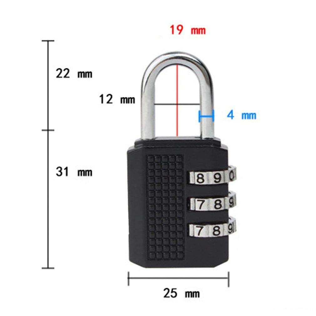 Syga Luggage Locks (Silver_LuggageLocks_3) — Amazon image 2
