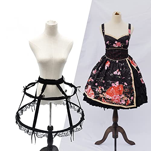 Image of Women Crinoline Petticoat Hoops Skirt Short Half Slip Underskirt for Girls Wedding Bridal Underskirt Slip