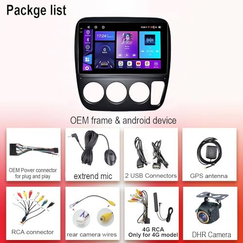Radio de coche con Bluetooth para Honda CRV ideal para viajes en familia con música y mapas 7
