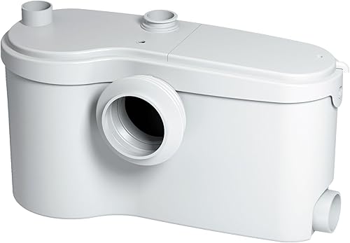 SANIFLO Sanibest Pro - Instalación de baño completo - Upflush - Residencial y Comercial Blanco