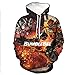 Unisex Sudadera con Capucha 3D Hoodies de la Capa de Impresión Sweater HD Anime Tops Pullover Cosplay Mangas Largas Cremallera Sweatshirt Coat Abstract Leisure Jackets Transformers 3XL