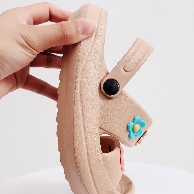 Summer Floral Two-Way Wear Slippers Cute Home Slippers Room Preppy Pink Slippers for Women Girl Sandals for Indoor Outdoor3