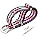 Produktbild MZBUTIQ 18mm Schwarz/Pink Sicherheitsgurt Uhrenarmband Nylon Watch Straps Ersatz für Herren Damen Gebürstete Schnalle