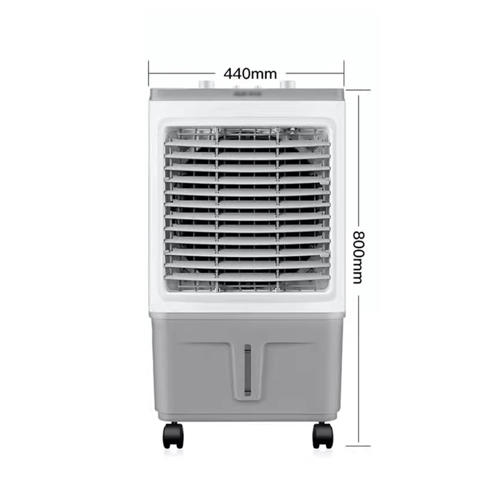 Genérico Ventilador Industrial para Aire Acondicionado, Enfriador Grande, Ventilador portátil Comercial refrigerado por Agua para el hogar, Garaje, Gimnasio y Oficina.