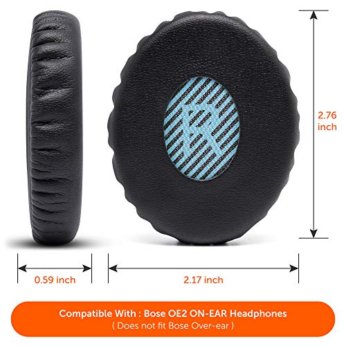 Image of WC Wicked Cushions Replacement Ear Pads for Bose On-Ear 2 (OE2 & OE2i) Headphones - Earpads for Bose SoundTrue & SoundLink On-Ear (OE) Headphones - Softer Leather, Luxury Memory Foam, Added Thickness
