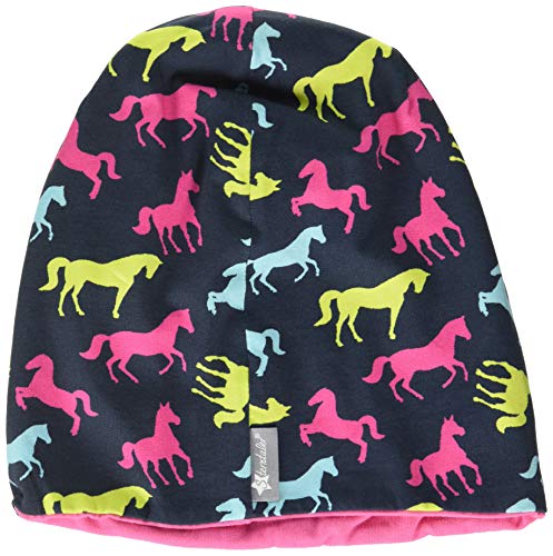 Preisvergleich Produktbild Sterntaler Mädchen Wende-Slouch-Beanie mit Pferde-Motiven