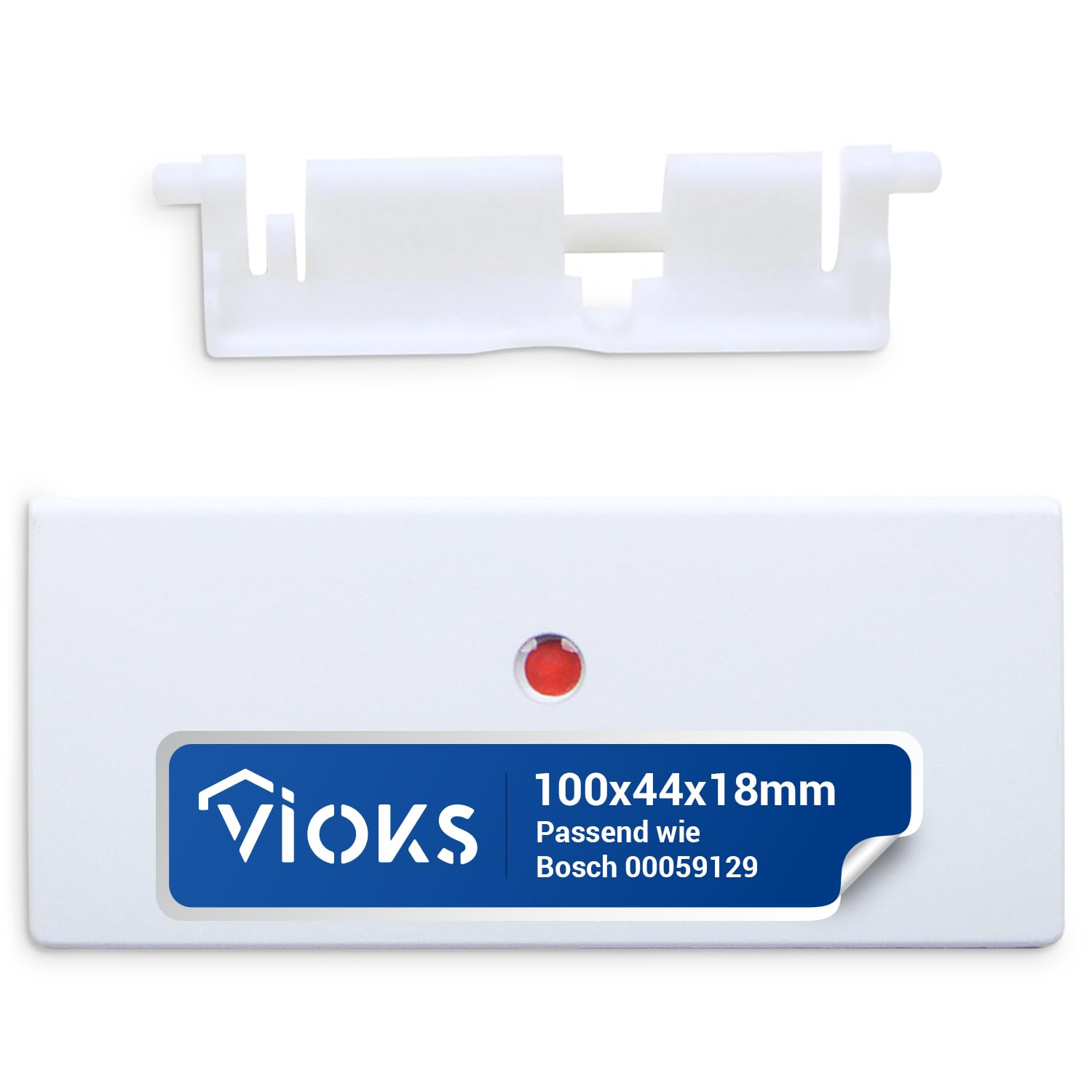 VIOKS Kühlschrank Griff Ersatz für Bosch Siemens Türgriff Kühlschrank 00059129 - Kühlschrank Gefrierfach Klappe Griff mit Feder für Kühlschrank
