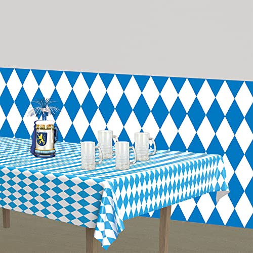 Beistle Oktoberfest Wall Backdrop, 4’ X 30’ – Photo Backdrop, Easy To Adhere Wall Covering, Party Decor, Oktoberfest Party Decorations, Photography Backdrop #TOP3