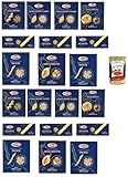 Barilla Specialità Mix 20x500g – Cellentani Gnocchetti Sardi Tagliatelle Reginette Trofie Orecchiette 10 kg Vorratspack aus Italien, kochstabil al dente + Italian Gourmet polpa