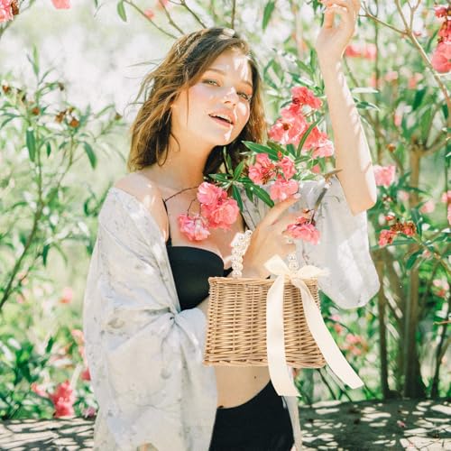 1pc Pearl Handbag Straw Crossbody Bag Womens Purse Womens Cross Body Purses Summer Purses Crossbody3