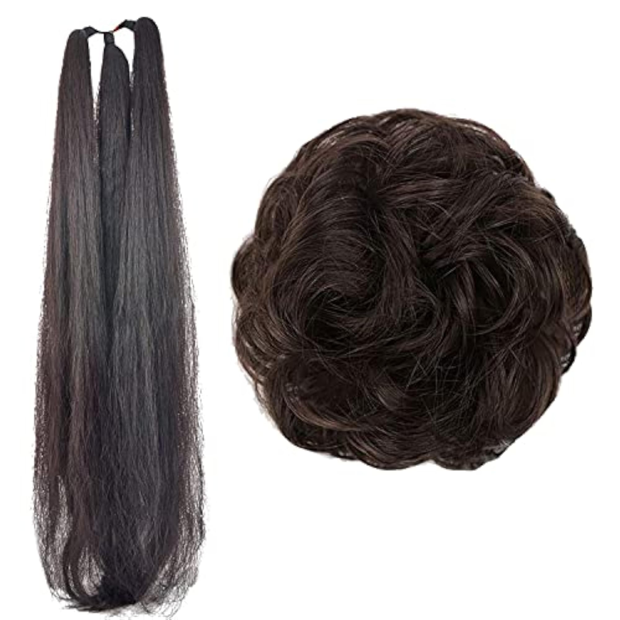 ASG Fully Matte Messy Bun Hair Extension