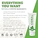 Coral Nano Silver Mint Toothpaste, Natural Fluoride Free Teeth Whitening Toothpaste, Coral Calcium Nano Silver Infused SLS Free - 4 Ounces