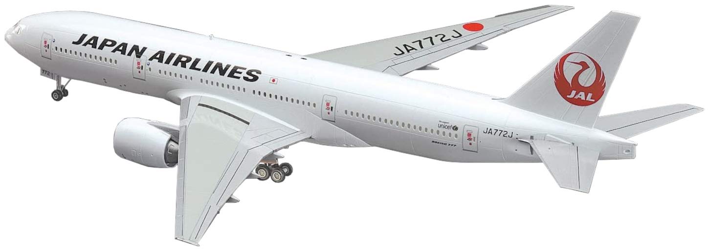 Hasegawa HLT10714 1:200 JAL B777-200 Nuovo Logo Marcatura Modello Kit, Grigio