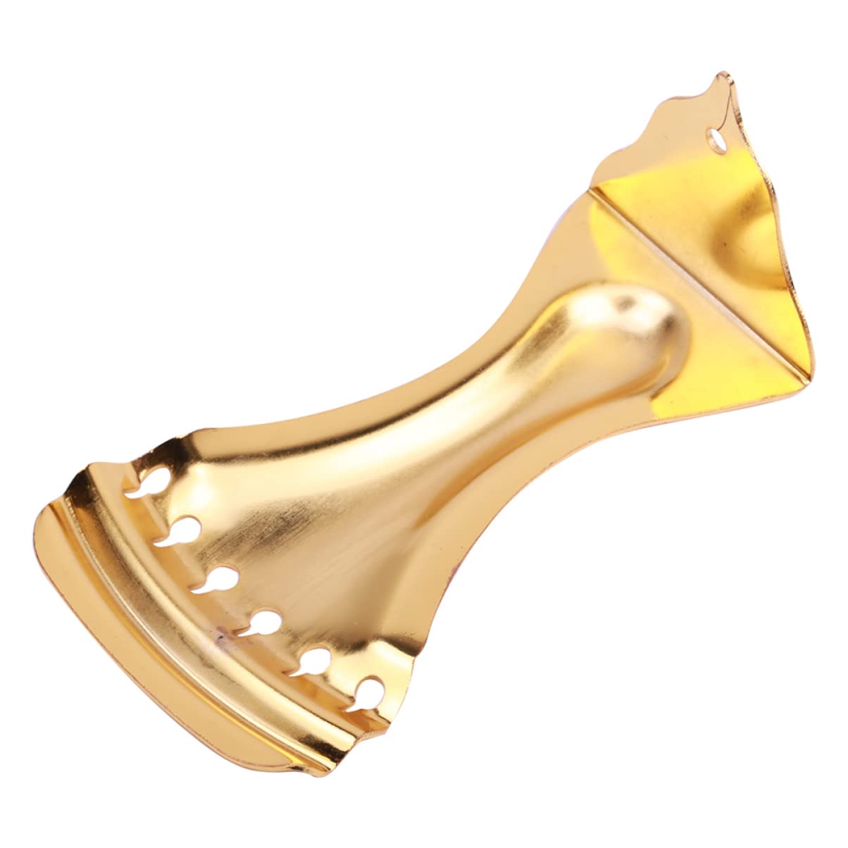 ERINGOGO Short Tailpiece for Acoustic Guitar Tailpiece 6 String Classical Guitar Bridge Tail Nut Replacement Metal Material 11.5x6.6x0.15mm