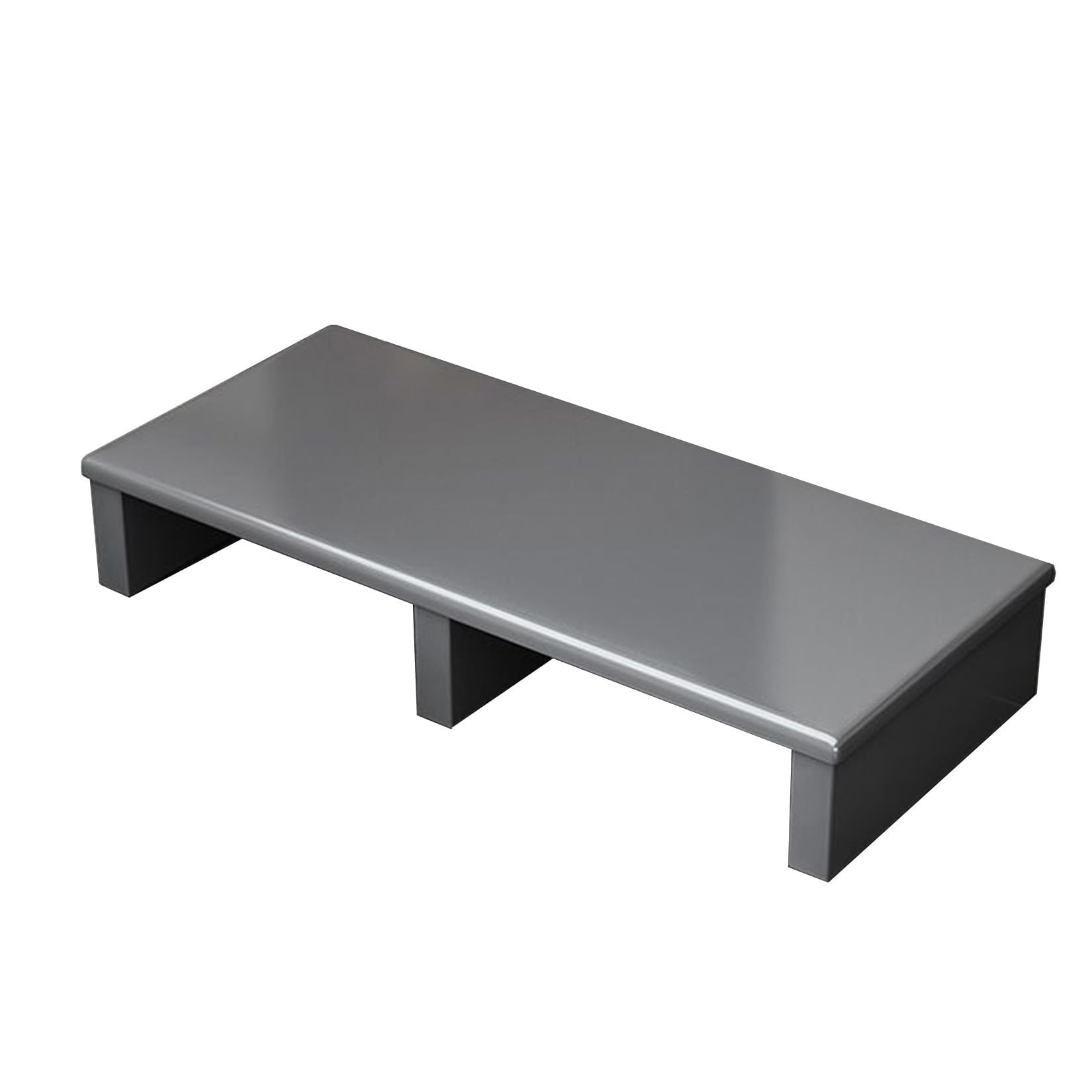 Wooden Step Stool Indoor & Outdoor Step Stools,Flower Stand Bench,For Bedside,Bathroom,Kitchen and Outdoor High Steps Gray 60×30×12cm