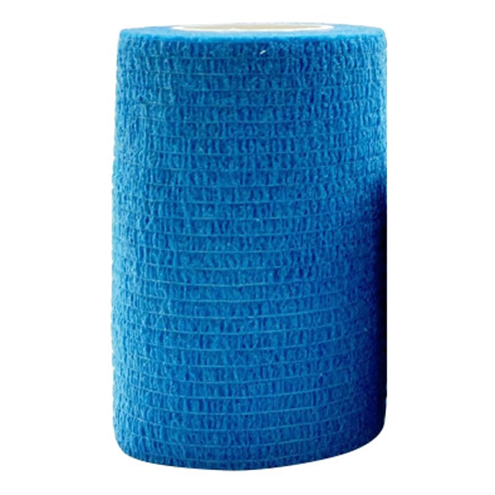 Nastro Avvolgente per Elastiche Autoadesive Sportive Blu per Cuscinetti di Supporto per Ginocchia, Caviglie,