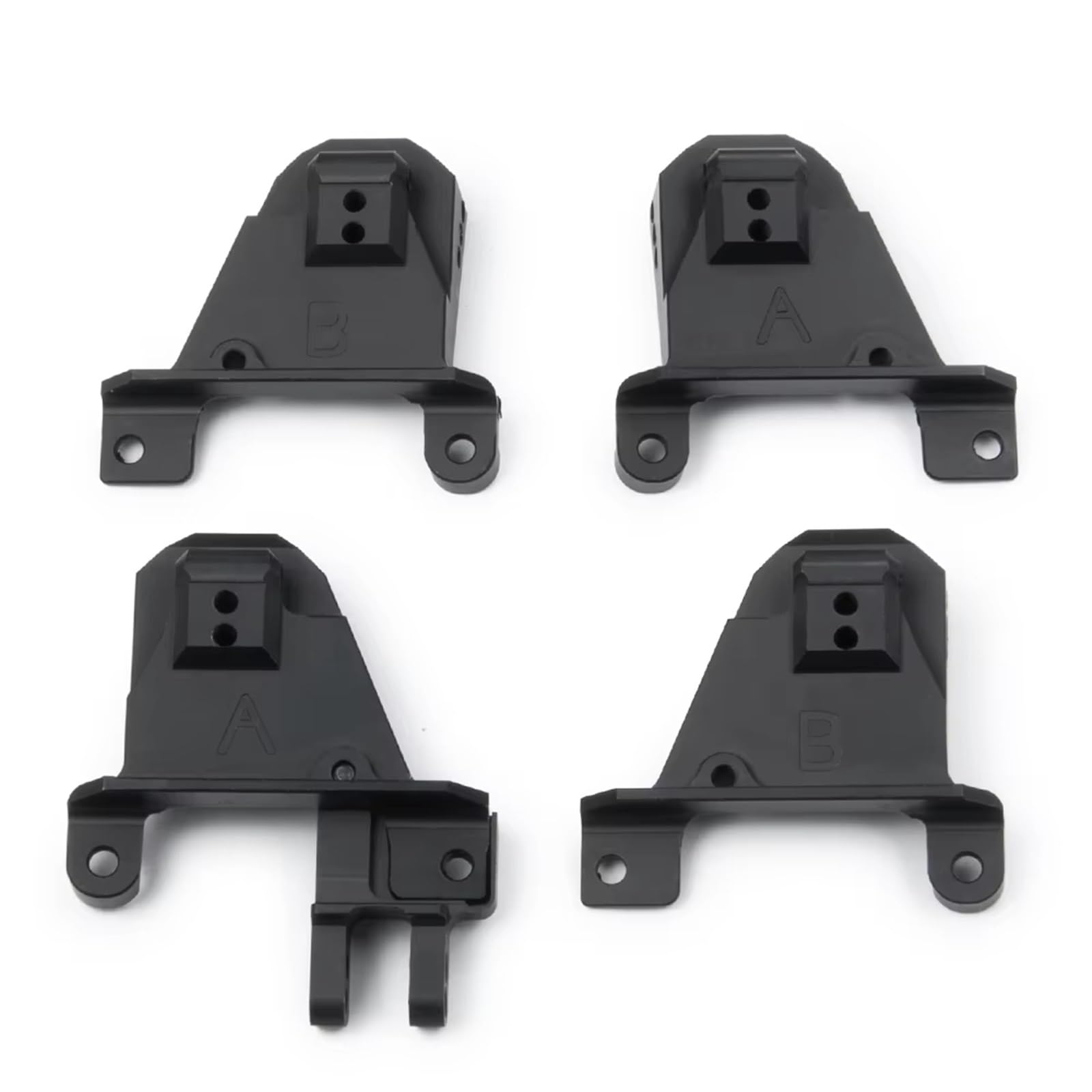 Compatible con TRX-4 1/10 Coche Trepador De Control Remoto Piezas Mejora Accesorios Repuesto 4 Uds Torres Choque Soporte Delantero Y Trasero Metal RC Mejoras