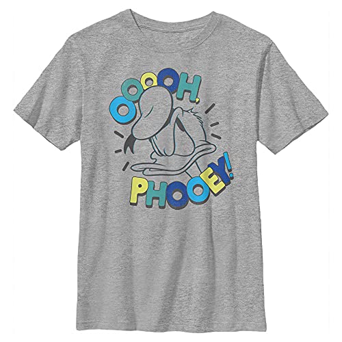 T-shirt Disney pour garçon gris chiné taille XS coupe sport confort