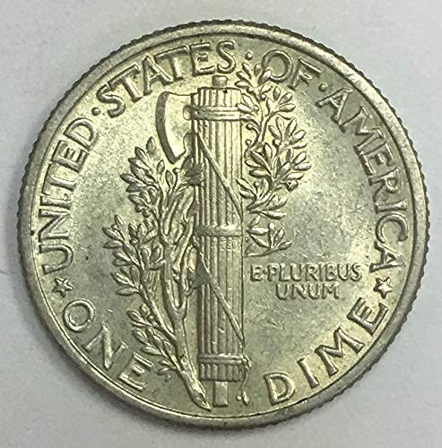 1939 P Mercury Dime 90% Silver 10c AU