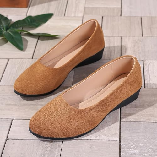 Chaussures compensées polyvalentes WWricotta contre la fatigue de marche