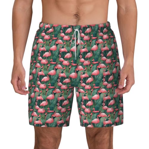 Short de bain homme flamant rose léger pour éviter les irritations