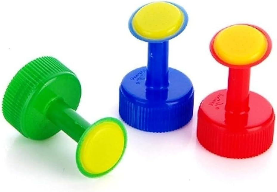 3Pcs Gardening Plant Watering Attachment Spray-Head Soft Drink Bottle Water Can Top Waterers Seedling Irrigation Equipment Watering Equipment