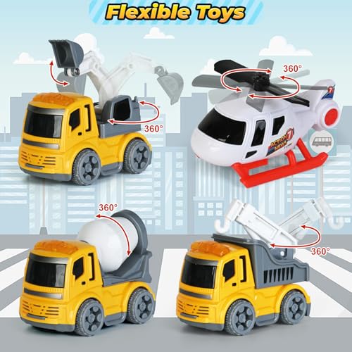 50% Off 5-in-1 Toddler Construction Truck Toy with Lights & Sounds - Image 6