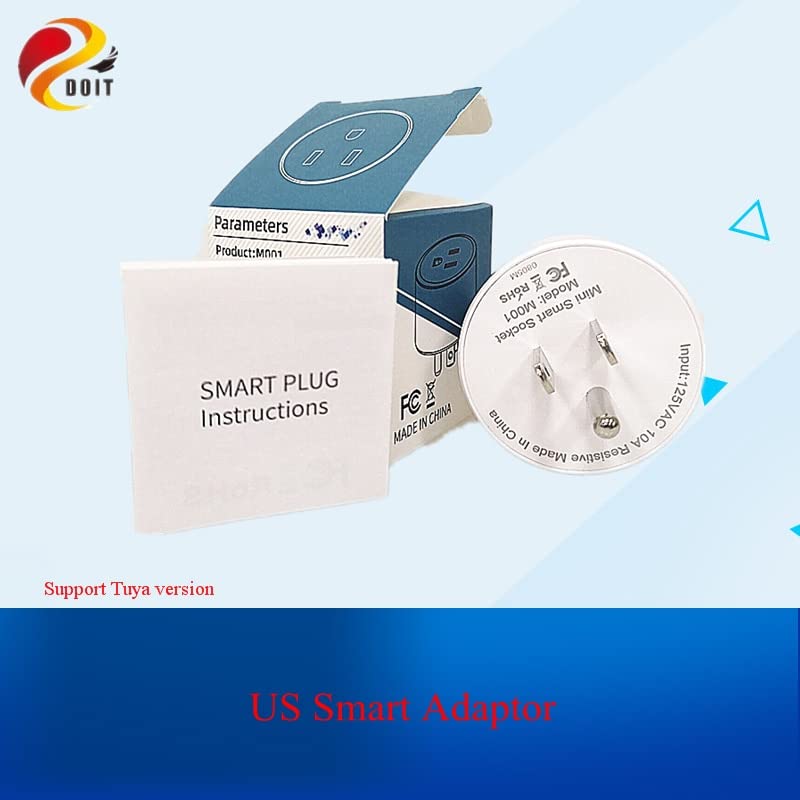 US WiFi Plug Smart for Tuya Timing Socket Power Outlet Adapter Voice Control Switch Compatible with Alexa Google — view 2