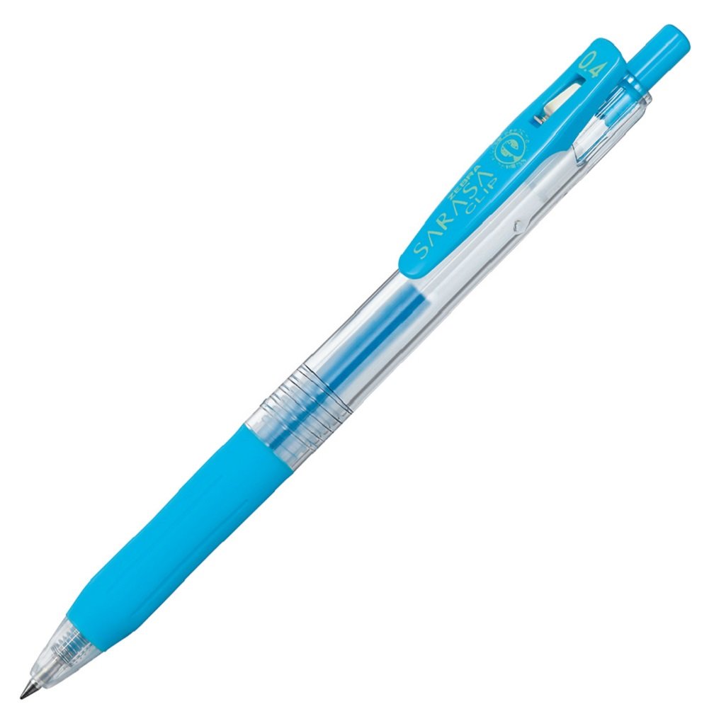 Zebra Pen Sarasa Clip Retractable Gel Pen, Bold Point, 1.0mm, Shiny