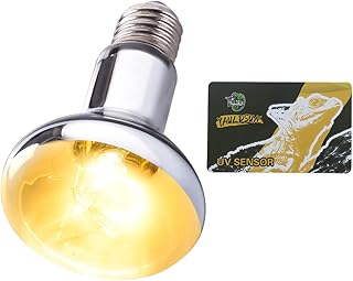 100W UVB UVA Reptile Basking Heat Light Bulbs Self-Ballasted UV Sun Lamp for Bearded Dragon Lizard Tortoise Turtle Amphibian 1 Pack