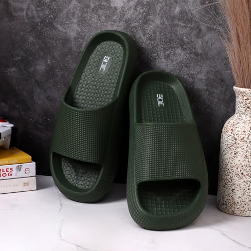 Image of Hygear Men's Hunk EVA Slides | Ultra Soft Cushion | Lightweight | Waterproof | Stylish |Anti-Skid | Comfortable Everyday Slides for Men