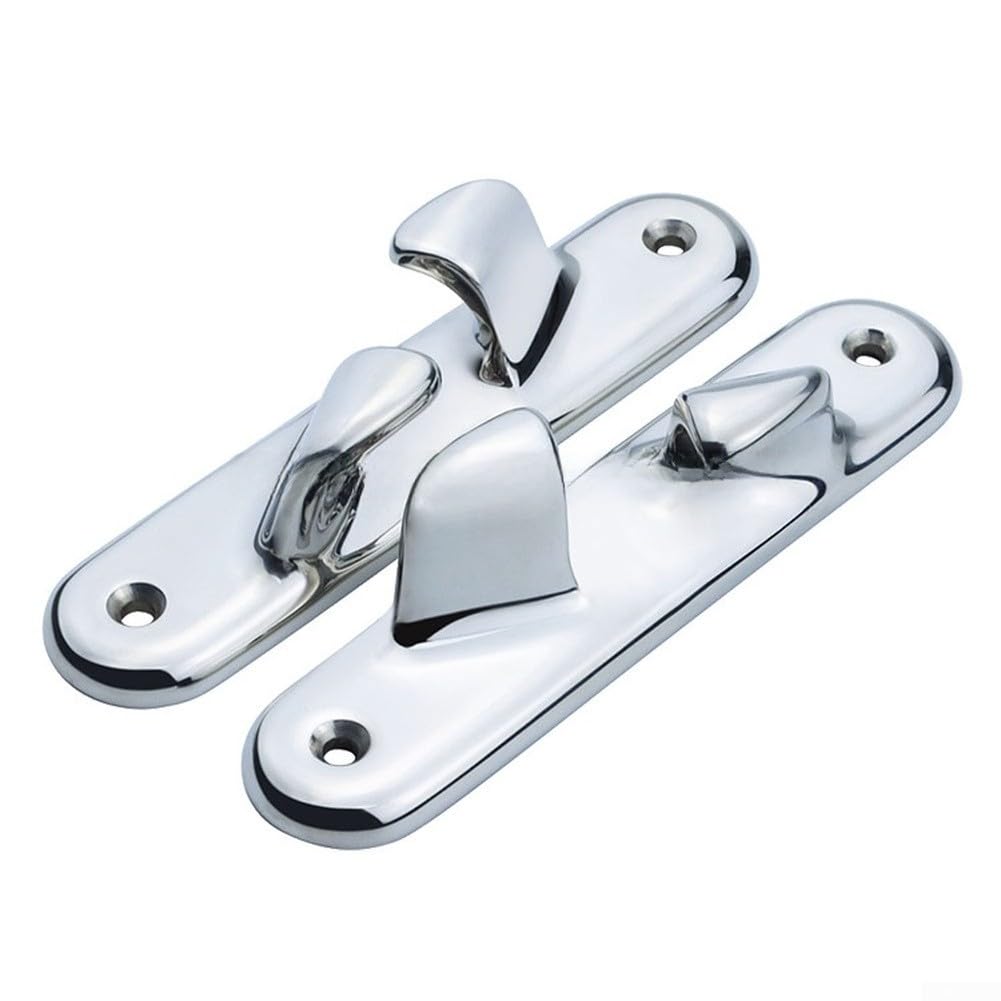 Tacchetto guida per corda in acciaio inossidabile 316 per barca concavo passacavo per yacht marina ponte hardware finitura lucida a specchio grandi dimensioni 26 cm resistente (10 pollici destra)