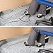 D-Line Cable Grip Strip - Floor Cable Cover for Commercial Office Carpet Only - Hold Cords in Place Under Desks on Closed Loop Carpet - 3” Width X 10’ Length (10 Feet, Light Grey)