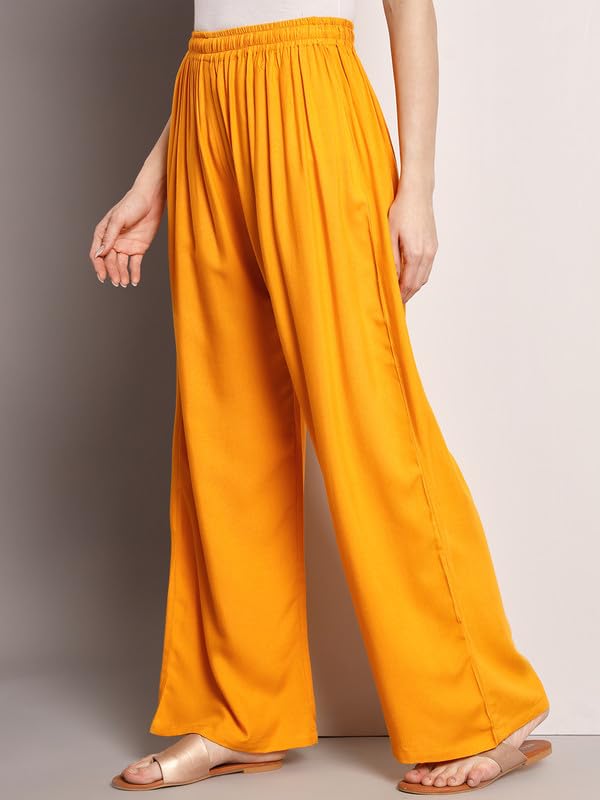 Image of Soft Colors Women Regular Fit Pocket Palazzo