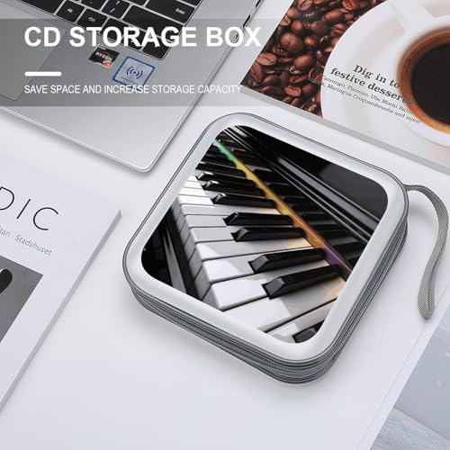 Bolsa portátil para CD y DVD con gran capacidad para guardar discos sin arañazos 5