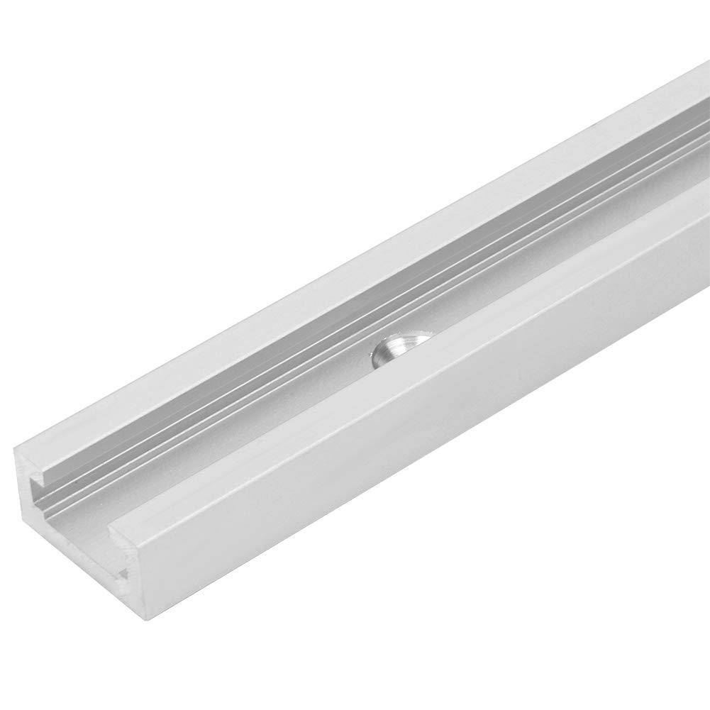 Binario obliquo con scanalatura a T in lega di alluminio per maschere e dispositivi per la lavorazione del legno - Lastra scorrevole in alluminio anodizzato estruso da 600 mm per (Scanalatura a T da
