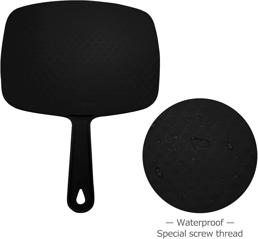 Amazon.co.jp: DVHOK 手鏡 ポータブルハンドミラー ハンドルに