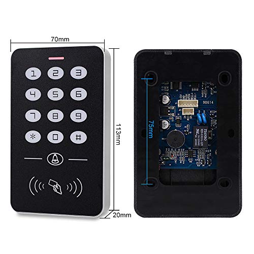 Clavier d'accès RFID pour sécuriser une porte extérieure de maison