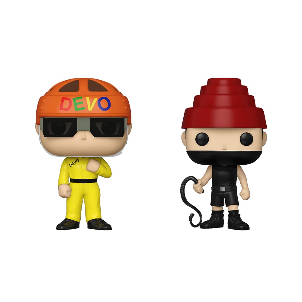 Funko Pop! Music Devo - Set di 2 frustini con frusta e soddisfazione, colore: Giallo