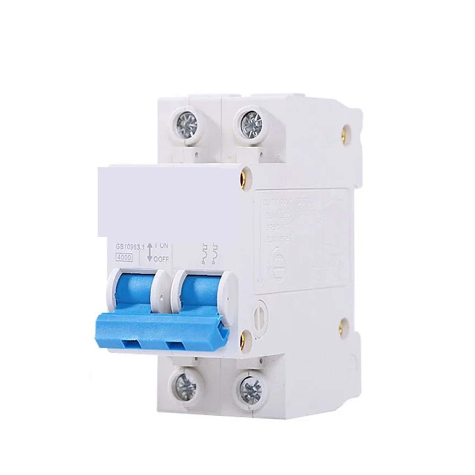 Disyuntor, 5 Uds 1P/2p Disyuntor 12v-125v Interruptor De Aire DC 3A-125A Protector Protección Batería Coche Eléctrico para sistemas solares fotovoltaicos(16A,1P)