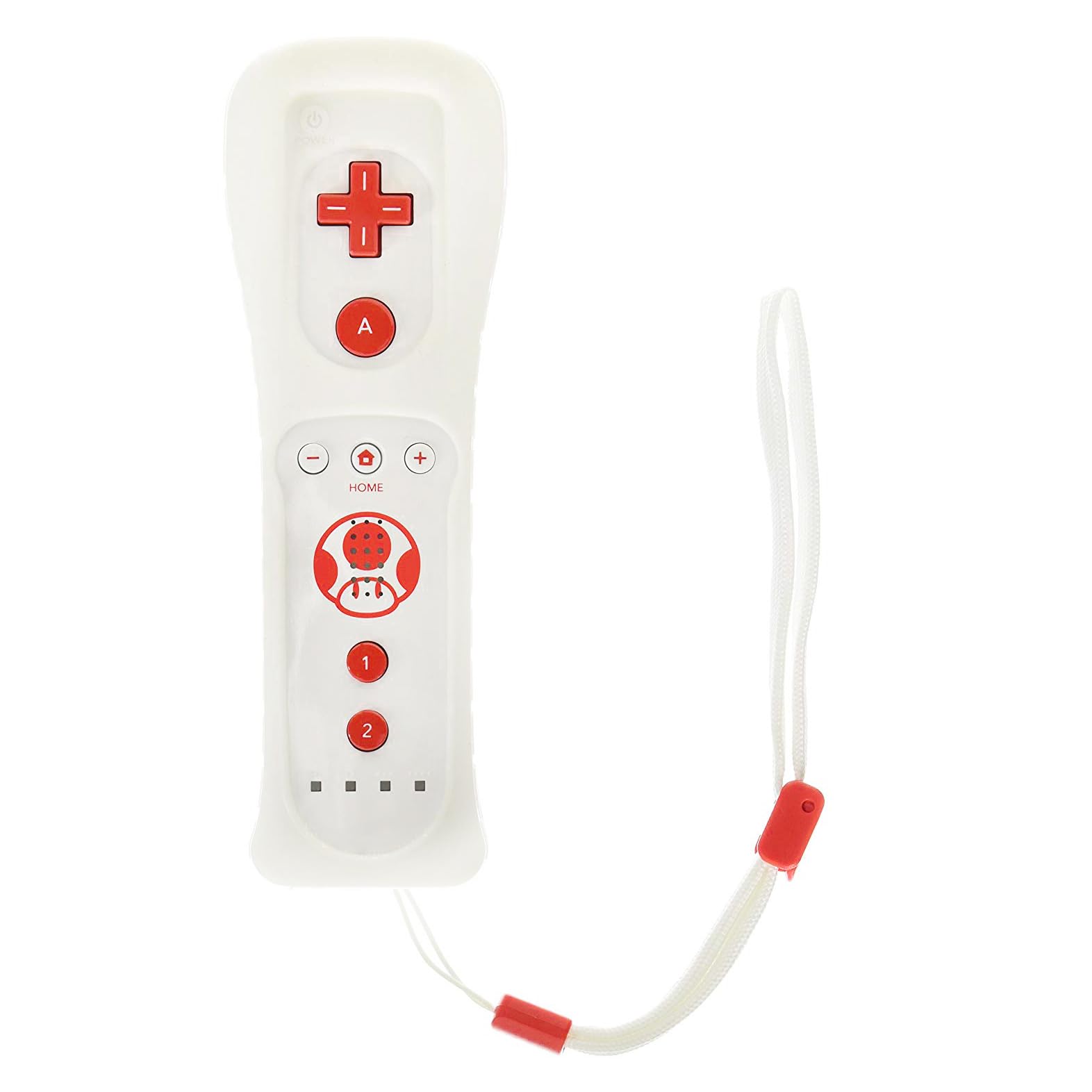 QUMOX Motion Plus Controller Remote + Nunchuk per Nintendo Wii Toad Ver. - 3