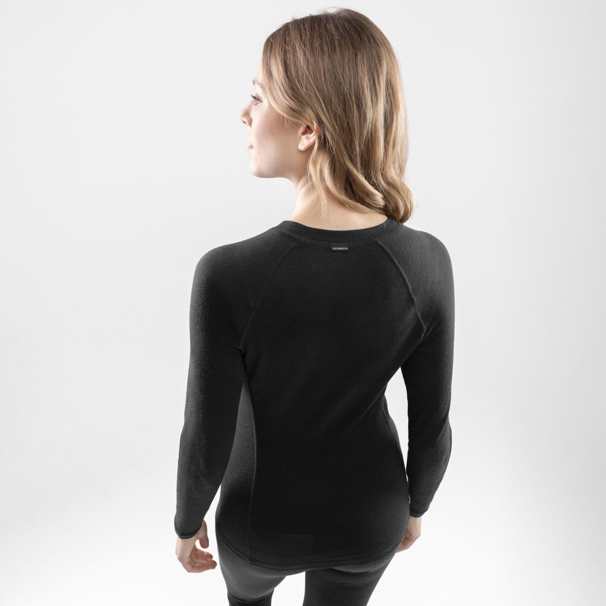 SIROKO Camiseta Interior Lana esquí y Nieve Ultimate Siberia Negro