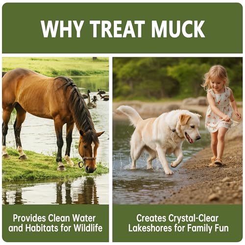 Muck-Reducer-5LB-Natural-Sludge-Solution-Tablets-for-Ponds-Lakes-Away-Muck-Odor-Control-Safe-for-Aquatic-Life-Wildlife-Recreation-Treats-Up-to-30000-Sq-Ft Muck Reducer 5LB Natural Sludge Solution Tablets for Ponds Lakes Away Muck Odor Control Safe for Aquatic Life Wildlife Recreation Treats Up to 30000 Sq Ft