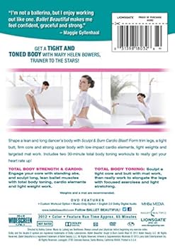 DVD Ballet Beautiful Ballet Workout DVD - Sculpt & Burn Cardio Blast. Mary Helen Bowers Barre Dance Inspired Fitness DVD Book